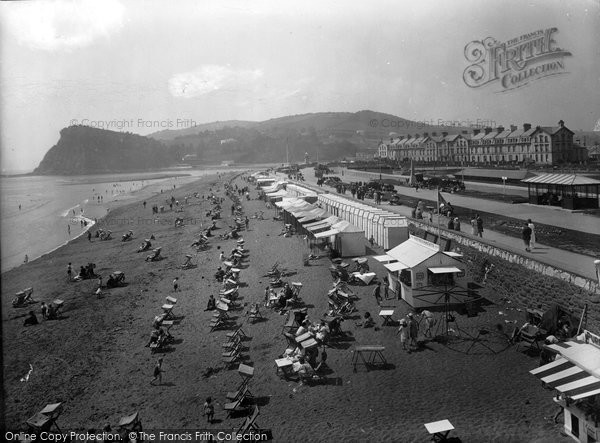 Photo of Teignmouth, Sands From Pier 1931