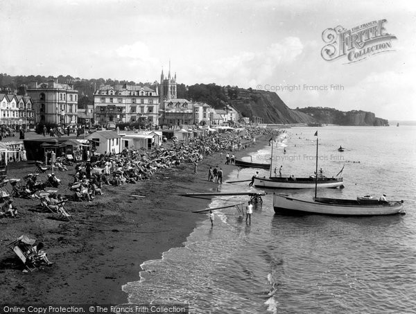 Photo of Teignmouth, Sands From Pier 1936