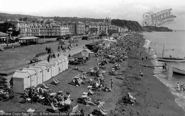 Photo of Teignmouth, Sands From Pier 1936