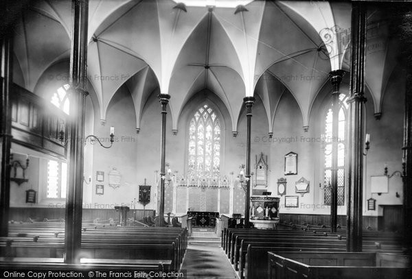 Photo of Teignmouth, St James' Church Interior 1907