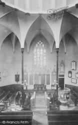 St James' Church Interior 1907, Teignmouth