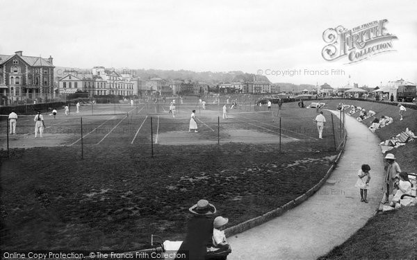 Photo of Teignmouth, Tennis Courts 1922