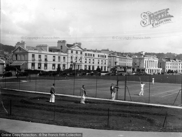 Photo of Teignmouth, Tennis Courts 1936