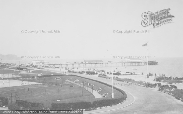 Photo of Teignmouth, Tennis Courts And Pier 1931