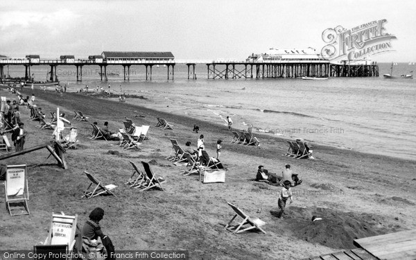 Photo of Teignmouth, The Beach And Pier c.1960