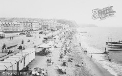 The Beach From Pier 1930, Teignmouth