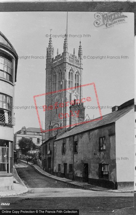 Photo of Teignmouth, The Church From The Street 1890