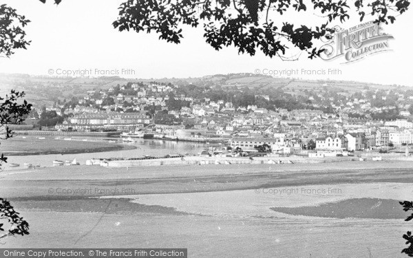 Photo of Teignmouth, The Harbour From The Ness c.1955