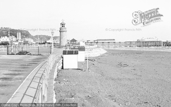 Photo of Teignmouth, The Lighthouse And Pier c.1955