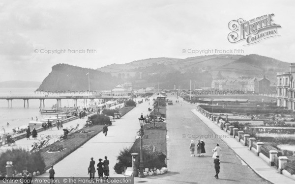 Photo of Teignmouth, The Parade 1924