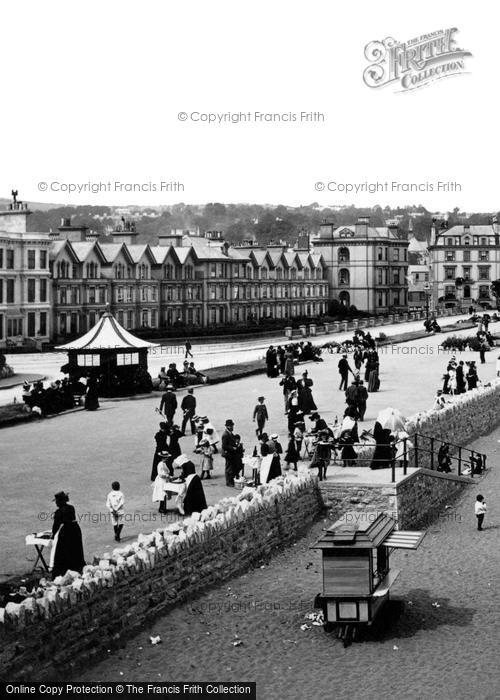 Photo of Teignmouth, The Parade, Street Vendors 1896