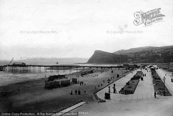 Photo of Teignmouth, The Pier And Gardens 1896