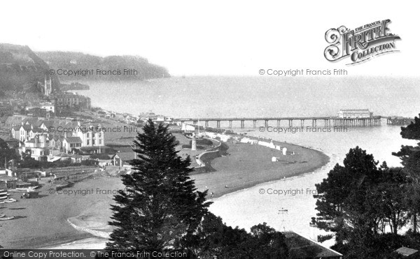 Photo of Teignmouth, The Pier From Torquay Road 1911