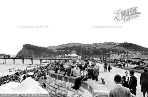 Photo of Teignmouth, The Promenade c.1950