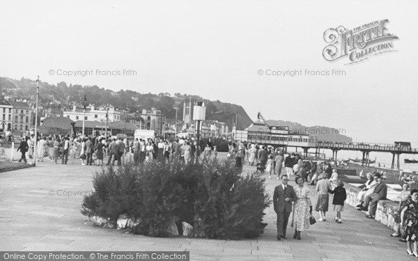 Photo of Teignmouth, The Promenade c.1955