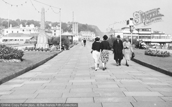 Photo of Teignmouth, The Promenade c.1955