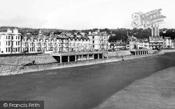 The Promenade From The Pier c.1955, Teignmouth