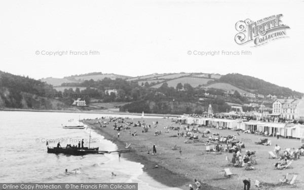 Photo of Teignmouth, The Sands And Pier c.1950