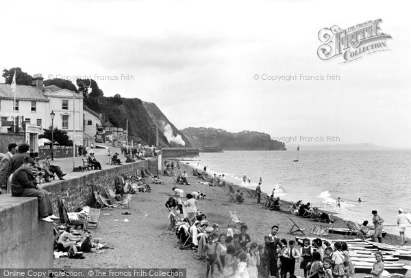 Photo of Teignmouth, The Sands c.1950
