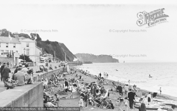 Photo of Teignmouth, The Sands c.1950