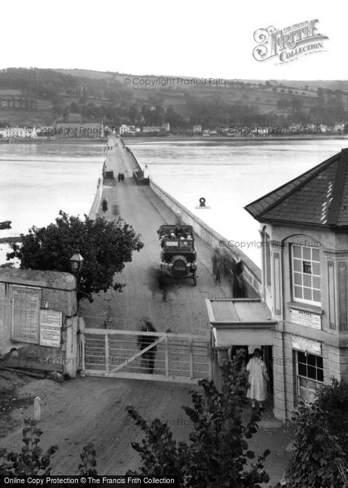 Photo of Teignmouth, The Toll Gate, Shaldon Bridge 1922