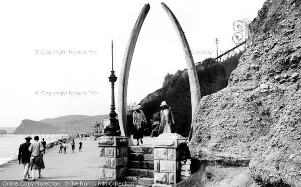 Photo of Teignmouth, Whale Bones 1922