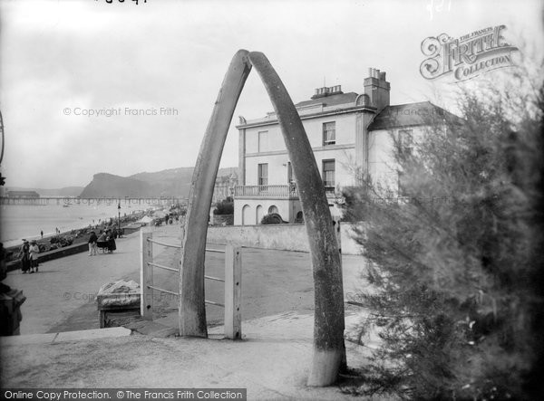 Photo of Teignmouth, Whale Bones And Promenade 1922