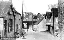Post Office And St Mary's Church c.1955, Templecombe