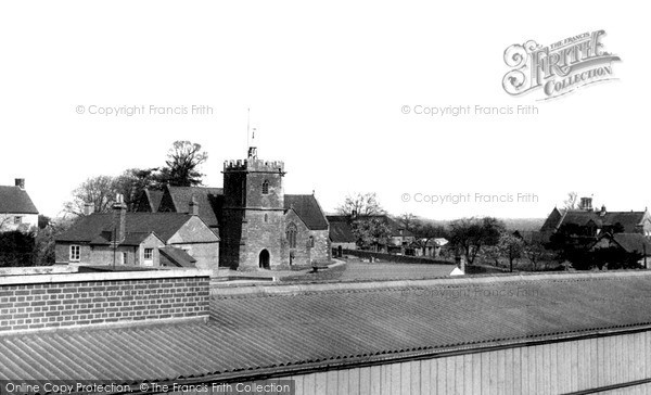 Photo of Templecombe, St Mary's Church From Railway Station c.1955