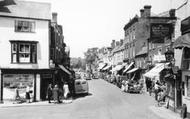 Cars On Teme Street c.1955, Tenbury Wells