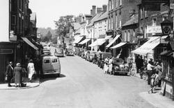 Cars On Teme Street c.1955, Tenbury Wells