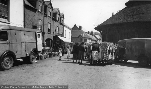Photo of Tenbury Wells, Market Day c.1955
