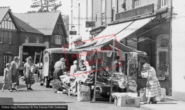 Photo of Tenbury Wells, Market Day c.1955