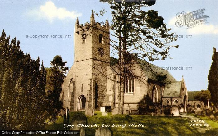 Photo of Tenbury Wells, St Mary's Church c.1960