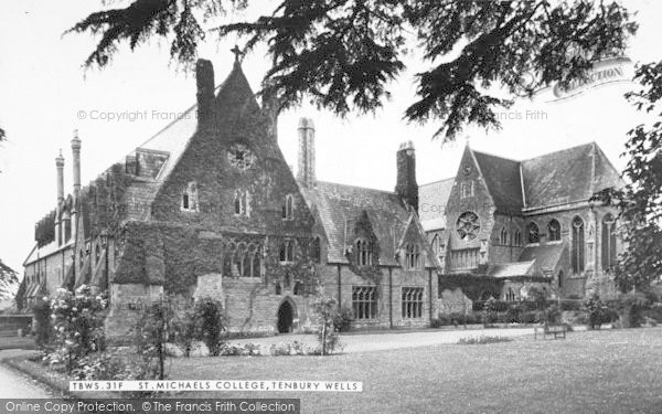 Photo of Tenbury Wells, St Michael's College c.1955