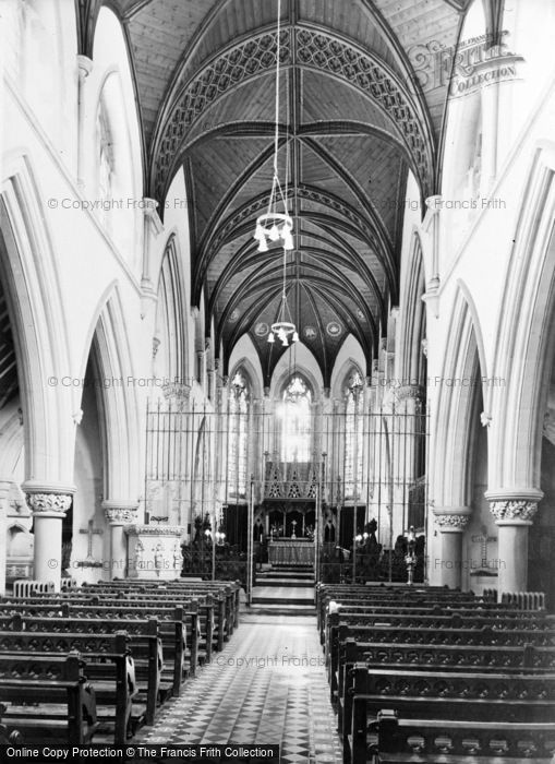 Photo of Tenbury Wells, St Michael's College Chapel, Interior c.1965