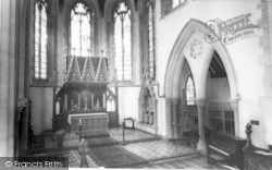 St Michael's College, The High Altar c.1965, Tenbury Wells