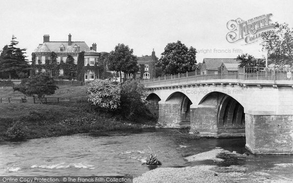 Photo of Tenbury Wells, Swan Hotel And Teme Bridge 1898