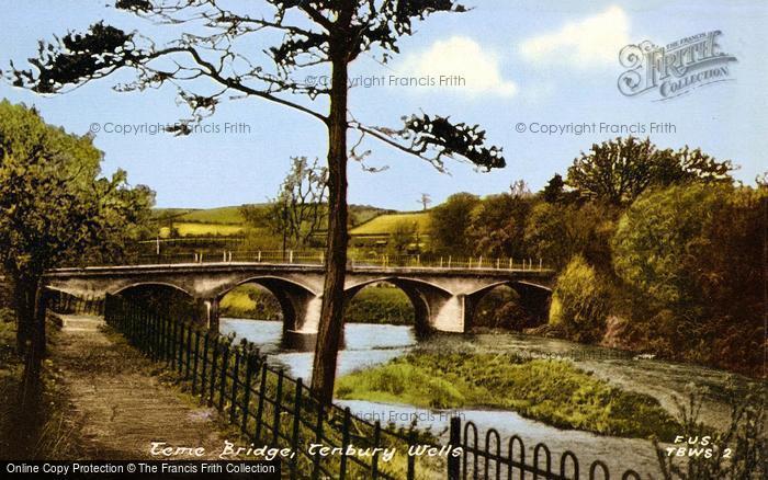 Photo of Tenbury Wells, Teme Bridge c.1950