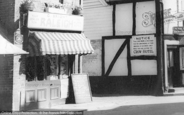 Photo of Tenbury Wells, Teme Street, Bicycle Shopl c.1965