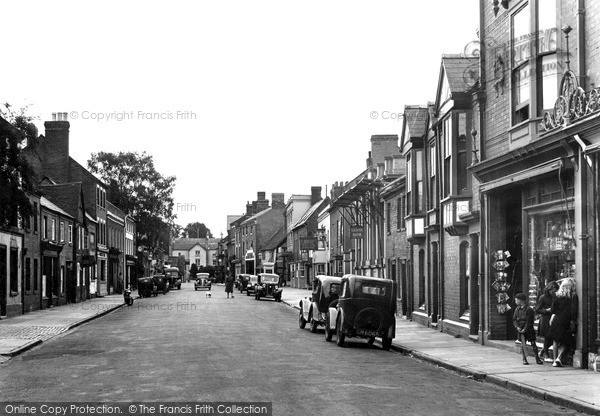 Photo of Tenbury Wells, Teme Street c.1950