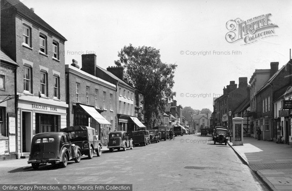 Photo of Tenbury Wells, Teme Street c.1955