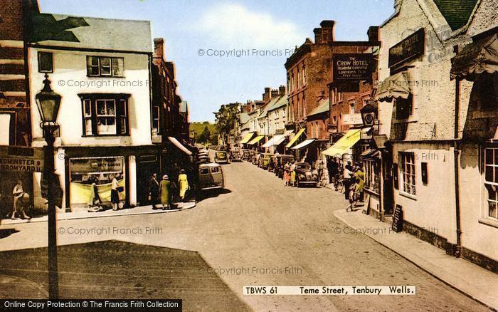 Photo of Tenbury Wells, Teme Street c.1955