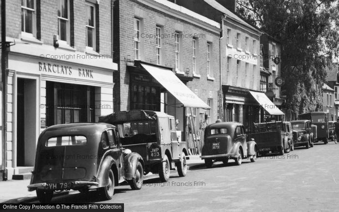 Photo of Tenbury Wells, Teme Street, Cars c.1955