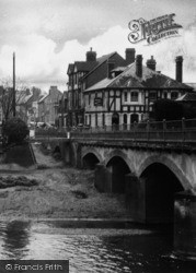 The Bridge And Teme Street c.1950, Tenbury Wells