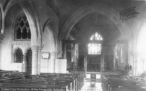 Photo of Tenbury Wells, The Church Interior 1898