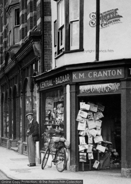 Photo of Tenbury Wells, The Corner Shop, Market Street c.1950