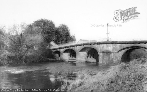 Photo of Tenbury Wells, The River Teme And Bridge c.1965