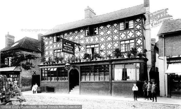 Photo of Tenbury Wells, The Royal Oak Hotel 1892