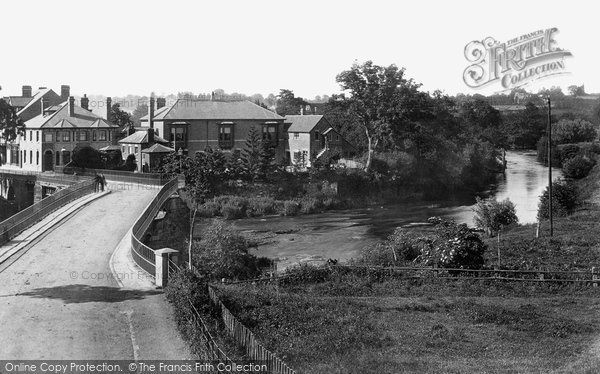Photo of Tenbury Wells, View From Teme Bridge 1898